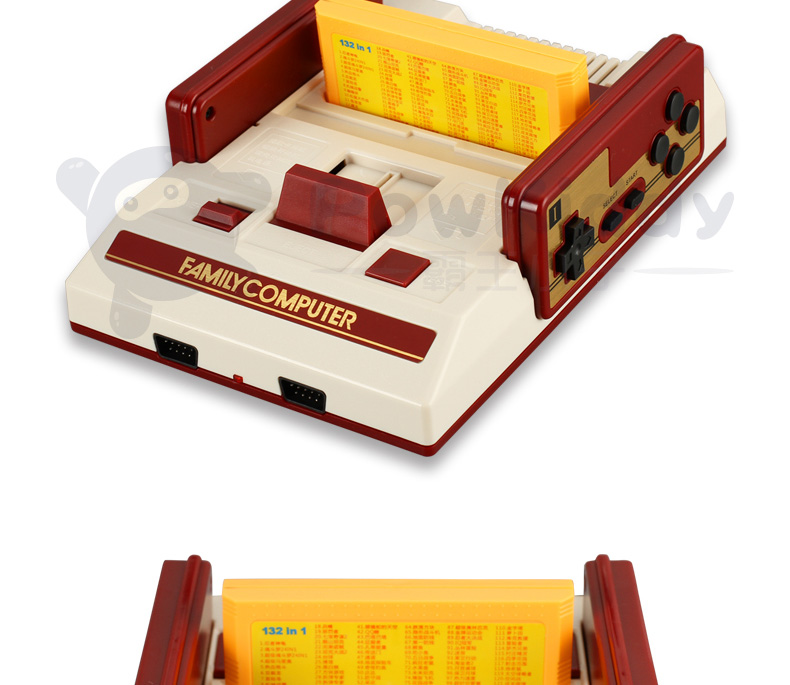 Overlord cậu bé rung game console home TV giải trí gia đình đôi xử lý tương tác hoài cổ thẻ vàng 8 bit FC Contra đỏ trắng máy tay cầm logitech f710