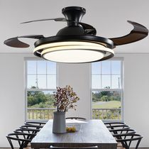 Reno Compass Nordic low floor ceiling fan light Dining room living room fan Invisible fan light Bedroom Ultra-thin ceiling fan