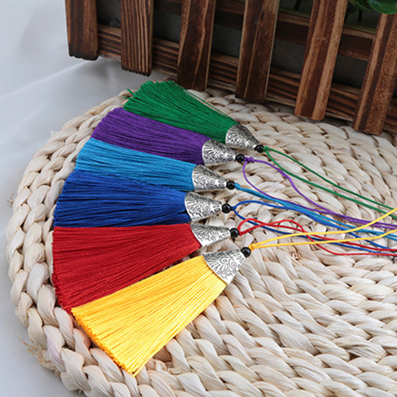 (Handmade) Fish Mouth Flow Susciuzi Ancient Wind Bookmark adorned multi-color optional diy material creative hand work