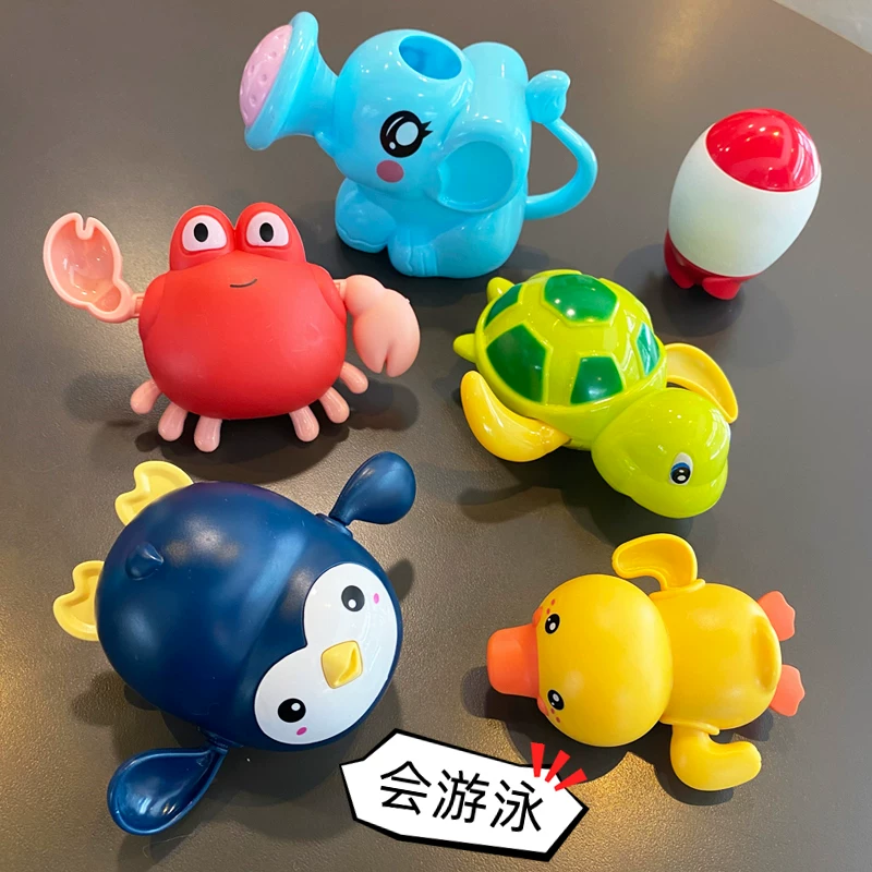 Водяная интерактивная игрушка с заводным механизмом для игры в воде, для плавания, для мальчиков, детей и родителей
