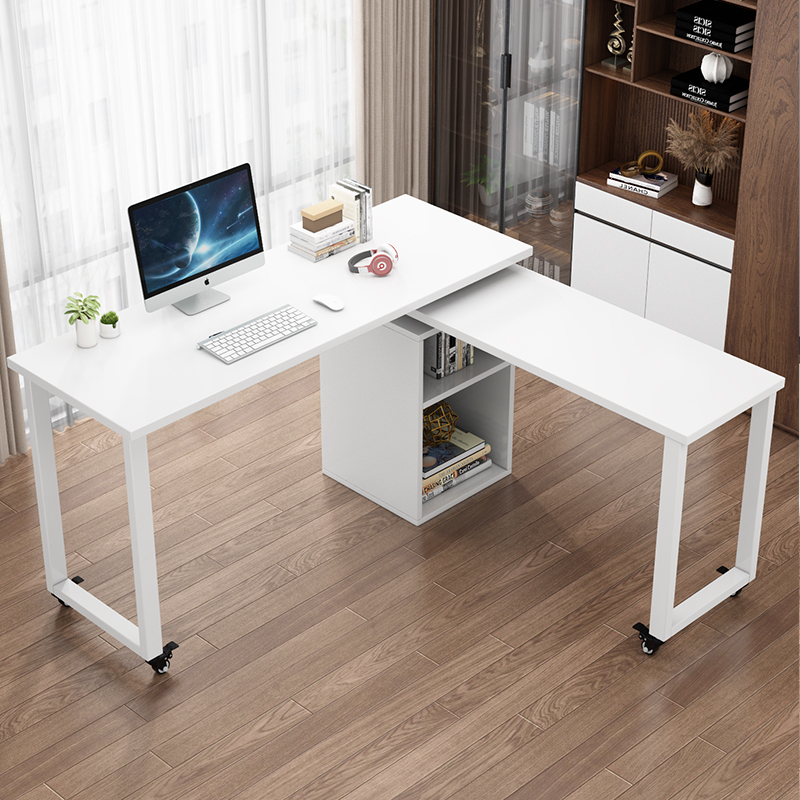Environmentally Friendly Ecological Board Rotating Computer Desk, Foldable L-Shaped Office Desk, Parent-Child Study Table, Double Corner Desk Environmentally Friendly Ecological Board Rotating Computer Desk, Foldable L-Shaped Office Desk, Parent-Child Study Table, Double Corner Desk
