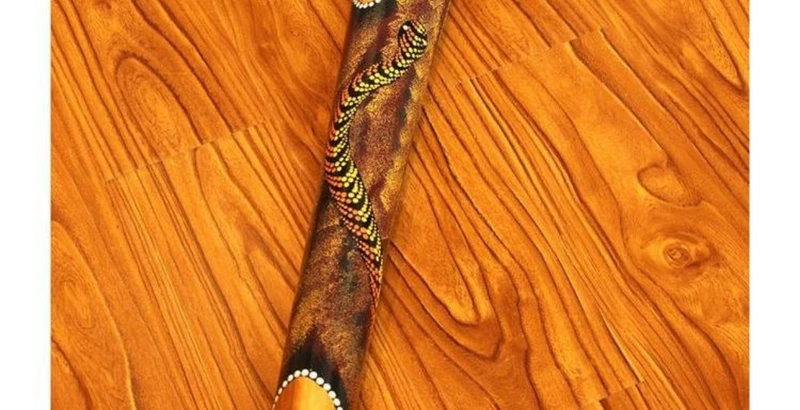Derui Terre Digiri Du ống bạch đàn chơi nhạc cụ Didgeridoo Indonesia nhập khẩu nhạc cụ - Nhạc cụ phương Tây đàn guitar yamaha