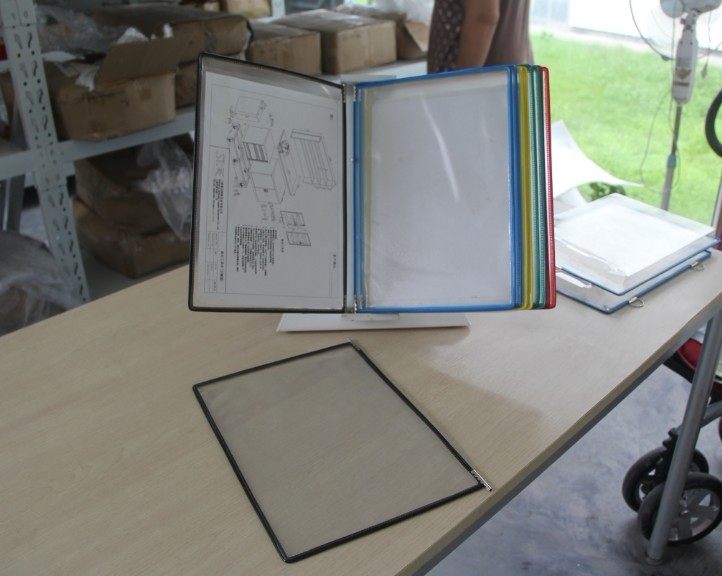 Spot folder finishing bag file clip workshop drawing bag multi-function folder finishing folder