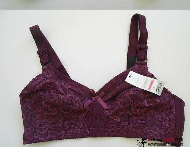 Hai mảnh 包邮 không có vòng thép mẹ trung niên cỡ lớn DE full cup phần ngực áo ngực béo mm đồ lót bên áo ngực cúp ngang