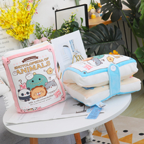 ins net red forest animal Twelve constellations Book pillow Nap pillow Lunch break cushion Plush toy gift