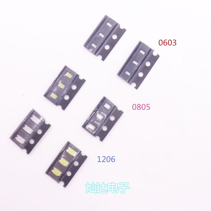 0603 0805 1206 Patch LED Lighting Tube Red Light Orange Violet Yellow Green Yellow Blue White Emerald Green