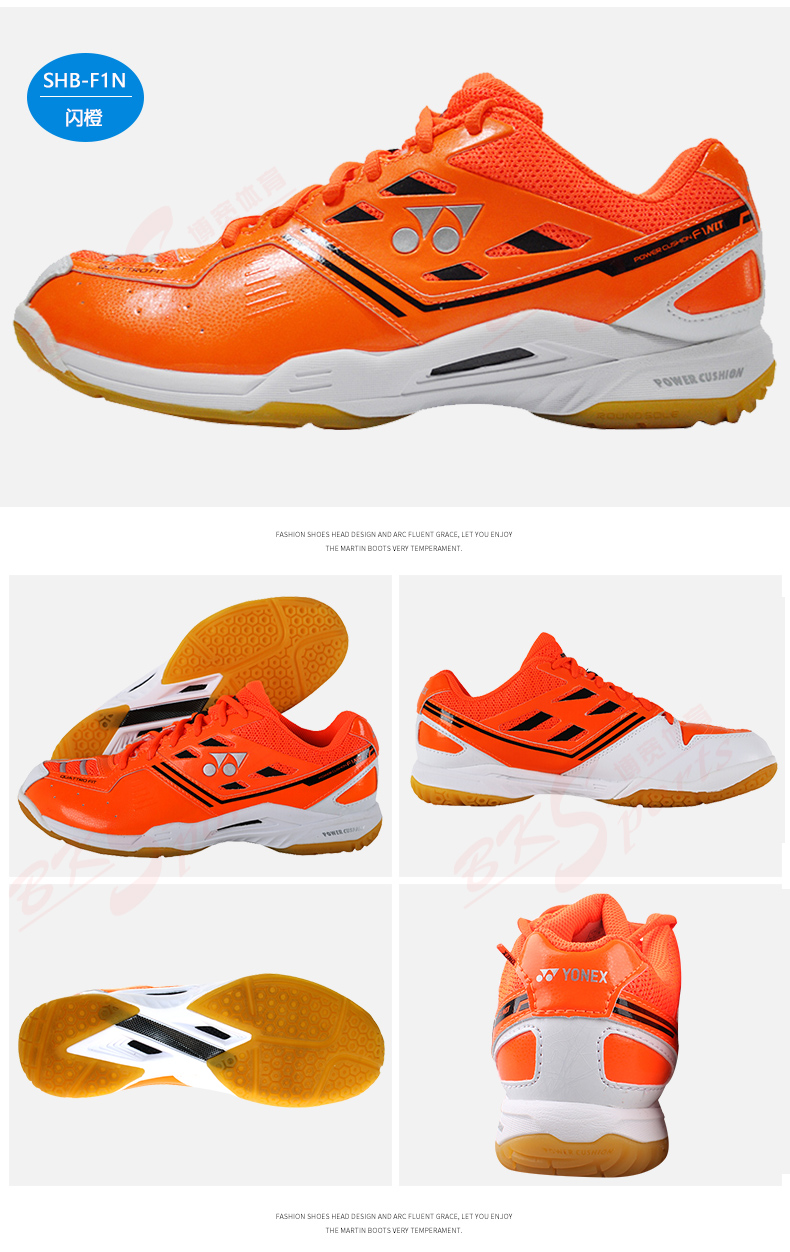 [Giải phóng mặt bằng] Giày cầu lông YONEX Yonex nam và nữ giày thể thao đích thực F1NLTD - Giày cầu lông giày sneaker nam trắng