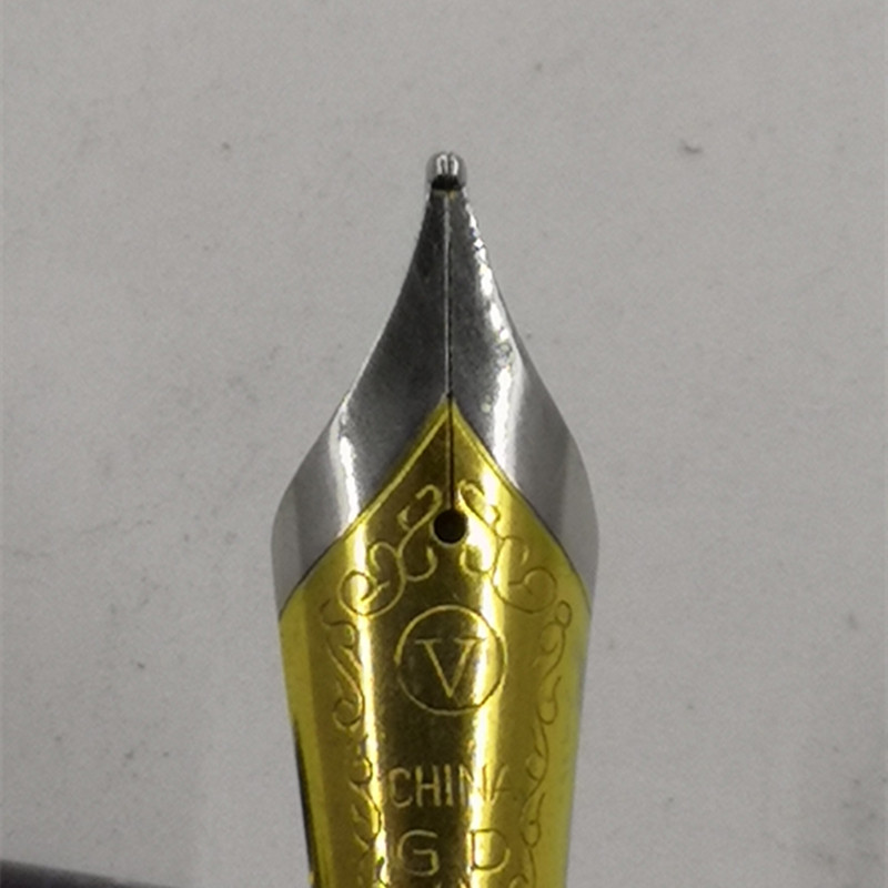 Ручка перьевая 库存金龙笔王大金龙钢笔九十年代老产品重75克笔尖1.2毫米 Golden Dragon