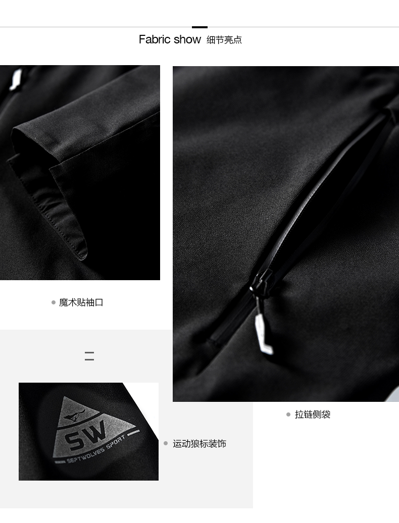 Blouson homme SEPTWOLVES    manches longues - Ref 3117934 Image 10