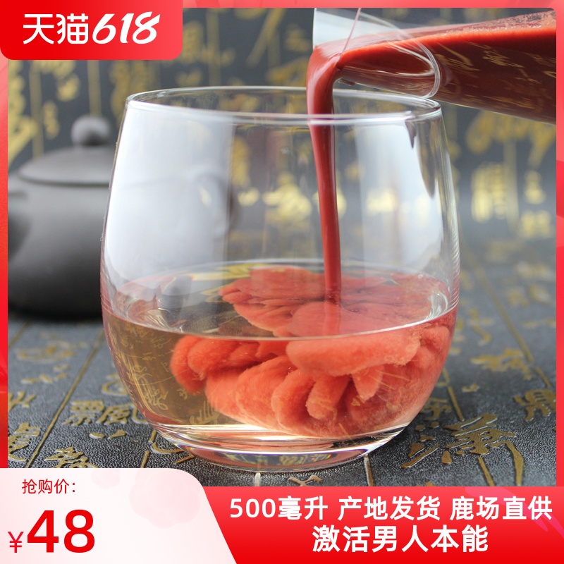 Antler blood wine 500ml freshly brewery pure antler deer painstaking and bottled deer whip sheet Jilin Mayflower deer