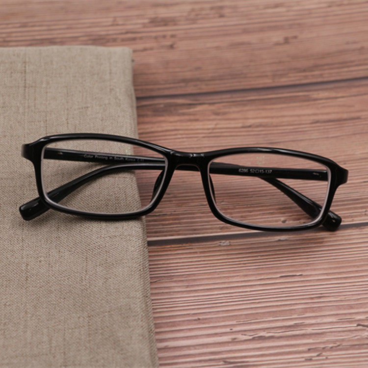 Men's and women's full-frame TR90 myopia glasses ultra-light finished with lenses 50 300 500 800 1000 1500 degrees