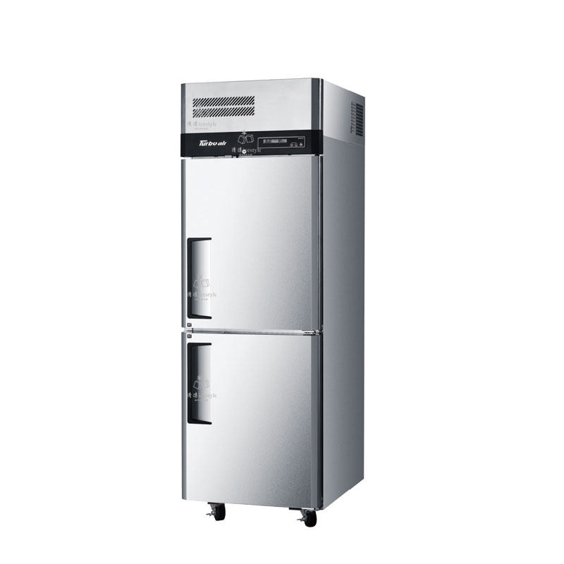 Turbo Air Vertical 2 - door refrigerator KF25 - 2 freezer interface cabinet air cooling commercial