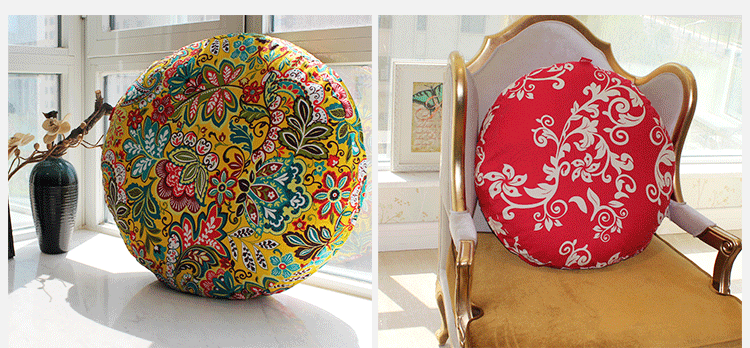 Handmade futon đệm dày vải bông lớn trà đạo Nhật Bản Bắc Âu Thiền thiền tatami thảm tròn - Ghế đệm / đệm Sofa mua thảm lót ghế sofa
