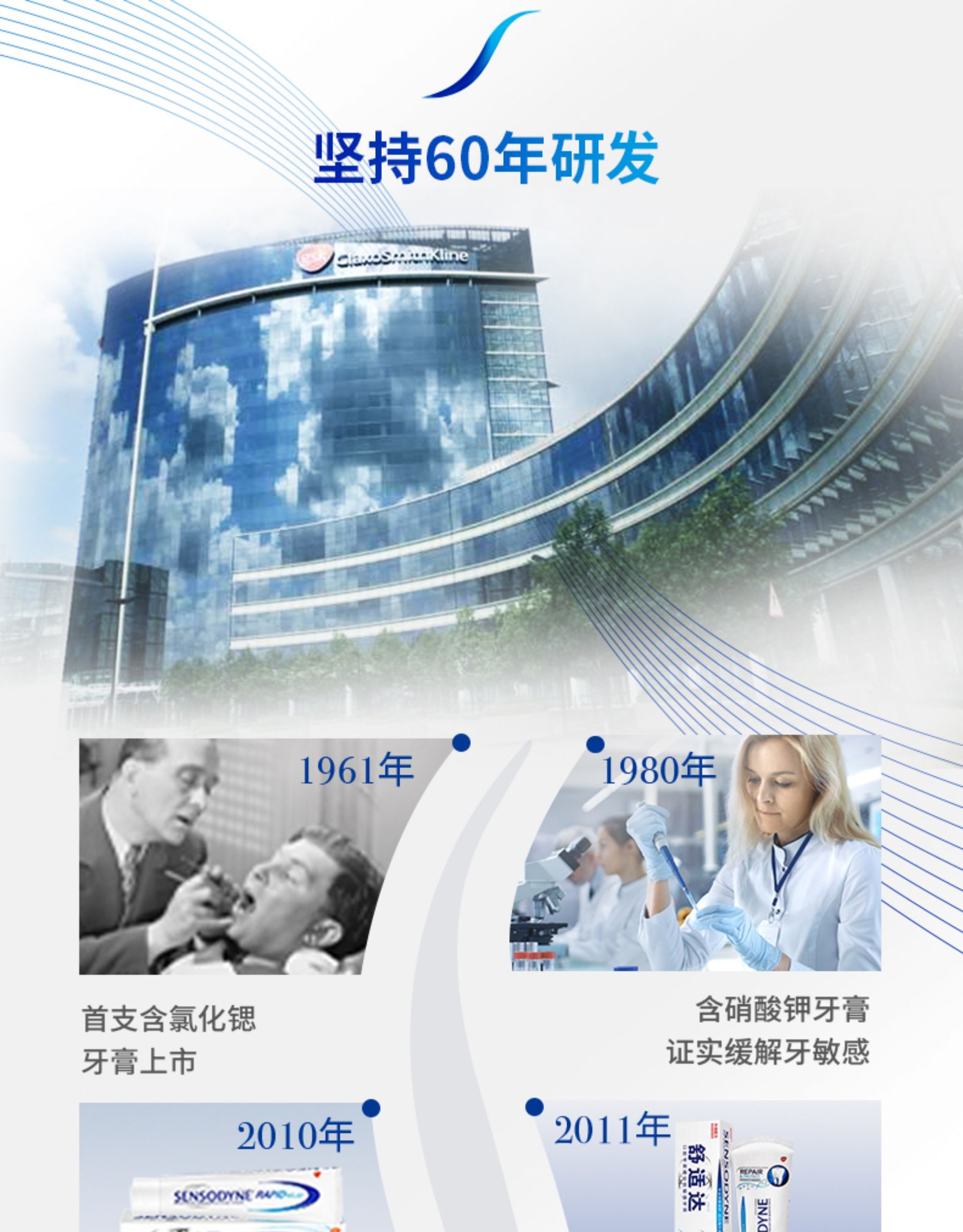 舒适达 抗敏感牙膏 全面护理家庭套装 5支装共490g 图21