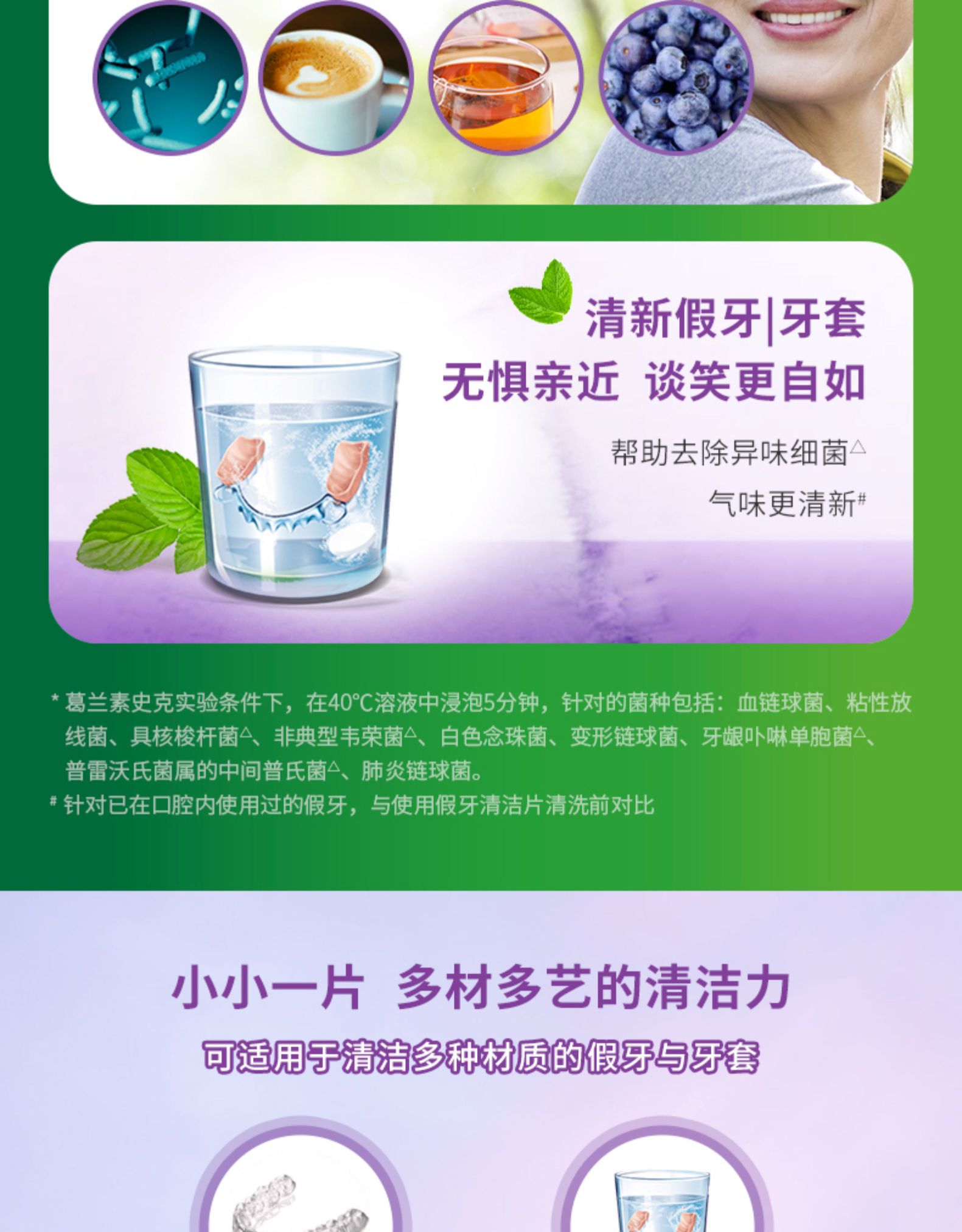 中美史克旗下 保丽净 假牙/牙套泡腾清洁片 72片 图12
