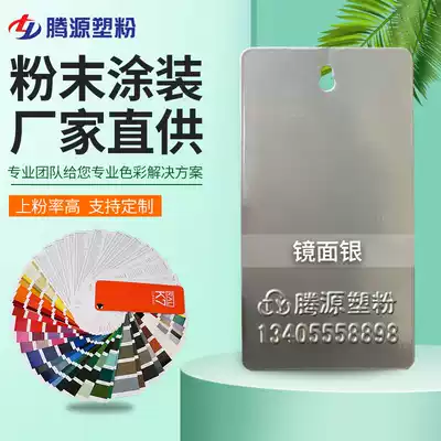Tengyuan mirror silver powder plastic powder Electrostatic thermosetting indoor and outdoor spray powder powder coating fireproof spray coating