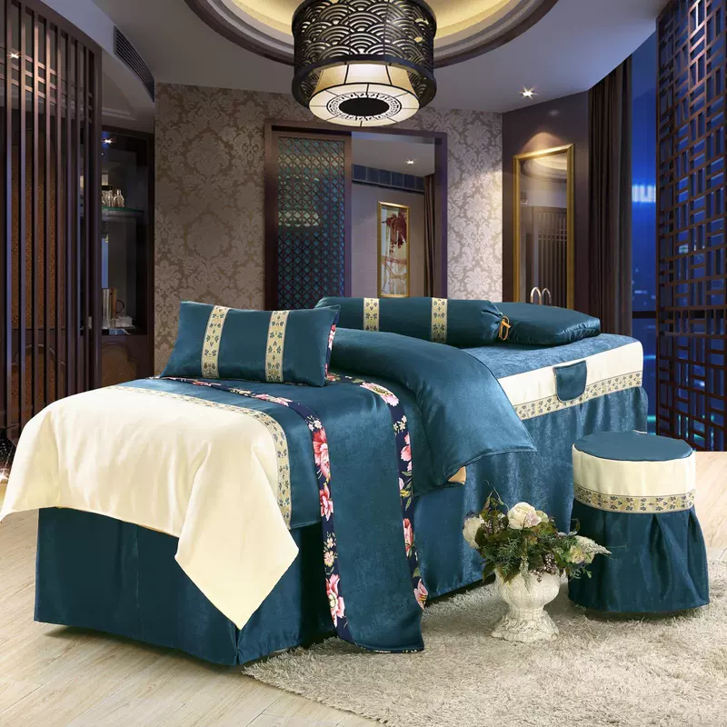 Mới cao cấp vẻ đẹp giường bao gồm bốn bộ massage vẻ đẹp cơ thể giường bốn bộ thẩm mỹ viện có thể được tùy chỉnh