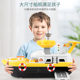 New Large Children's Inertial Storage Boat with Lights and Music, Fire Truck and Police Car Toy Model for Boys and Girls