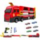 Large Kidsren's Toy Four-Way Remote Control Alloy Ejection Storage Deformation Track Large Truck Boy Car Toy