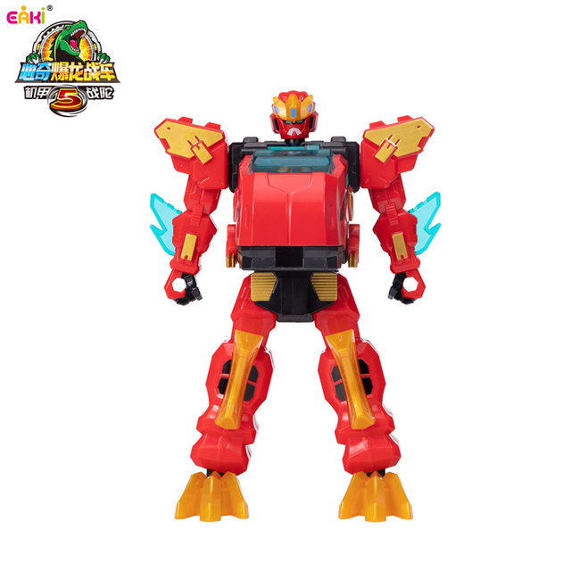 Xinqi Tyrannosaurus Battle Vehicle 5 Mecha Dinosaur Battle Top Novelty Deluxe Edition Tyrannosaurus Triceratops Gyro Children's Toy