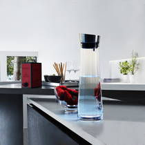 (Thousand Mu En special price) artificial blown glass kettle European cold kettle flower teapot juice pot