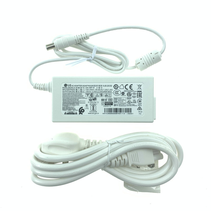 Lg27Ul550/600 27Ud69 D2743P 27Ud68-W Monitor Screen 19V2.4 Power Adapter
