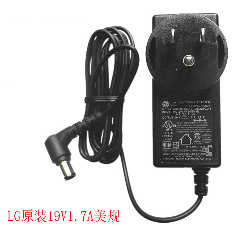 Brand New Original Lg19V 1.7A Monitor Power Adapter Ads-40Fsg-19 Ad 2138620 Us Standard