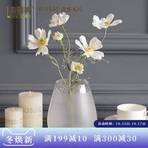 Shanshan tree simple low light glass vase home living room flower arrangement simulation flower coffee table TV cabinet decorations