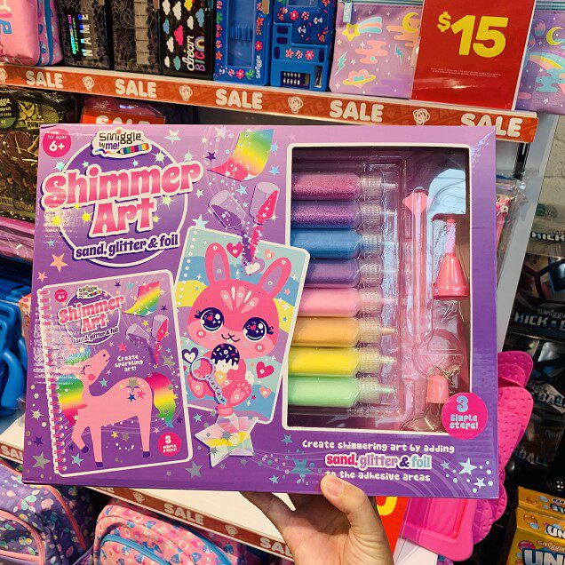 Now Australia Smiggle Child Creative DIY Handmade Key Button Notebook Color Sandbottle Gift Box Set Birthday Gift