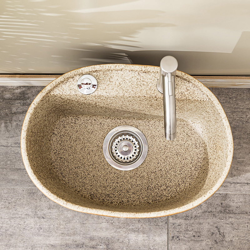 The Mop pool table control automatic ceramic wash Mop pool balcony is suing toilet water basin 7 Mop pool
