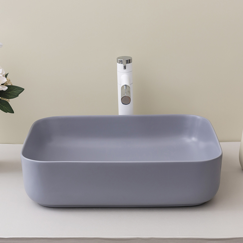 Stage basin balcony household ceramic toilet lavatory rectangle Nordic contracted art the sink basin