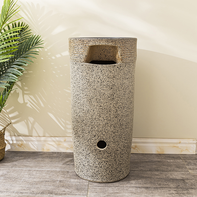Floor pillar lavabo toilet ceramic lavatory basin balcony is suing the home a whole basin of 12