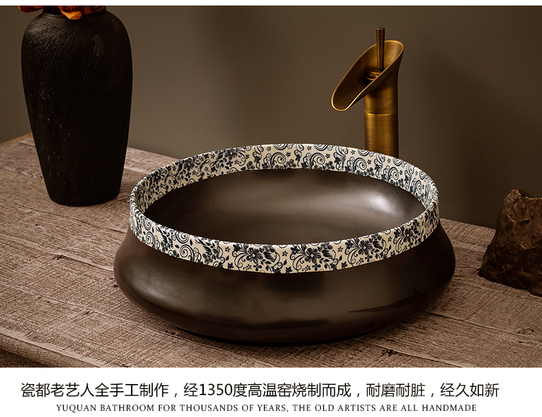 Stage basin balcony home for wash basin ceramic bathroom sinks circular art restoring ancient ways the sink basin