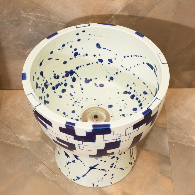 Household art ceramic mop pool hotel balcony mop mop pool basin bathroom wash mop mop pool pool