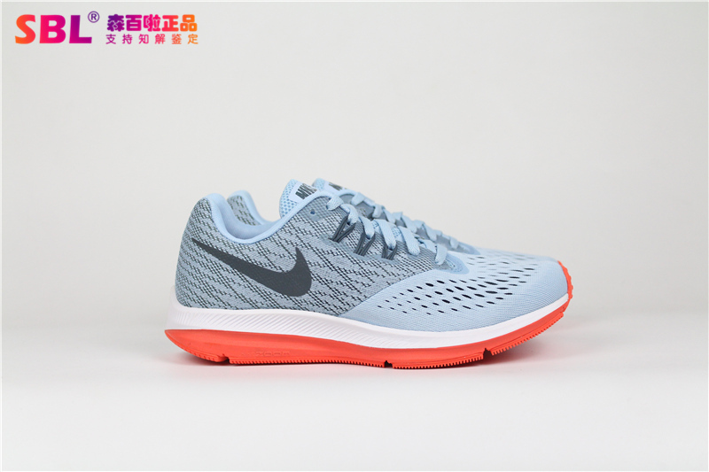 Spot NIKE ZOOM WINFLO 4 giày nam và đệm không khí đệm thể thao chạy bộ 898485-440 - Giày chạy bộ khogiaythethao