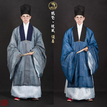 (Dongting Han Feng Hanfu) Dark-pattern chiffon hard yarn cloak crane cloak Ming cloak (Hengchang)