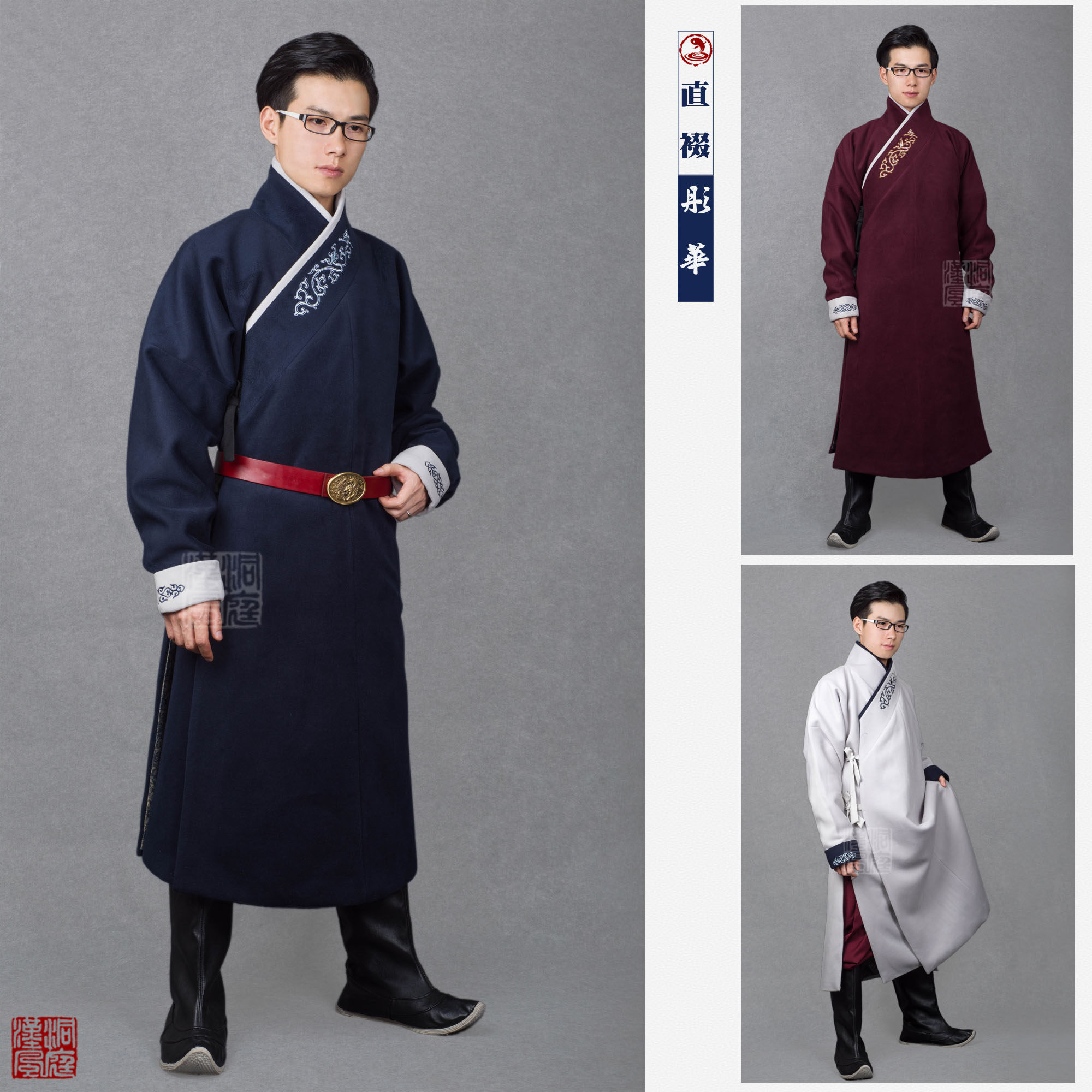 (Dongting Han Feng Hanfu) Shun Mao's embroidered cross-collar short jacket (Tonghua) (cotton hanging)
