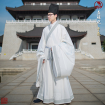 Dongting Hanfeng Han Han clothing mens clothing) White imitation cotton and linen-shaped flowers (to grand)