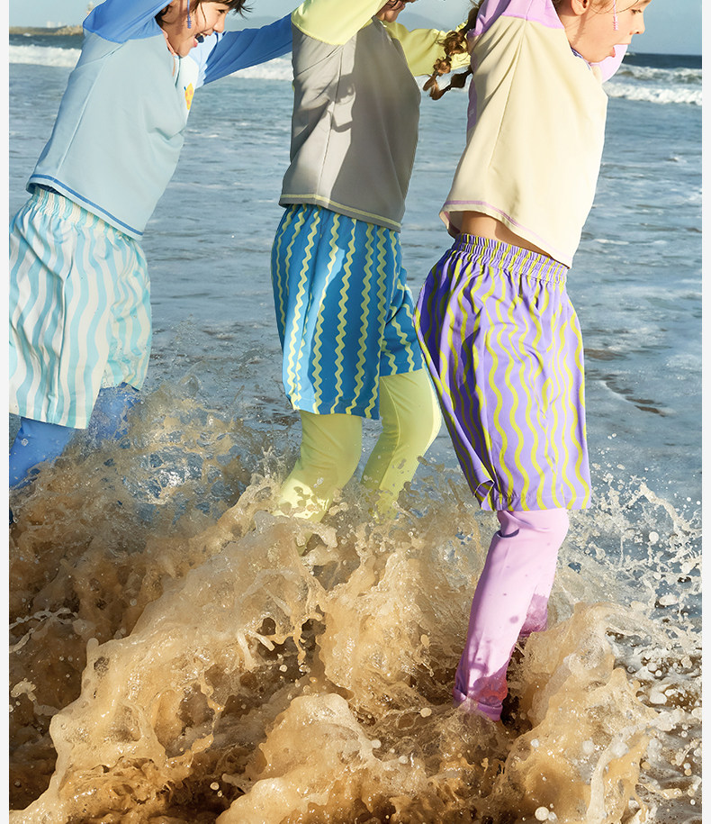 Kk Tree Children's Swimwear Boys' Long-Sleeve Long-Pants Baby Two-Piece Swimsuit Girls' Swimwear Beach Sun Protection Summer — 18
