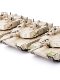 Panzerkampf 1/72 American M1A2 Tusk1 Abramsm1 Main Battle Tank Finished Product Sand Color