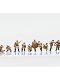 Sanrong 1/72 World War Ii Soviet Infantry 12-Person Squad Finished Model Ornament, Does Not Include Scenery and Tanks