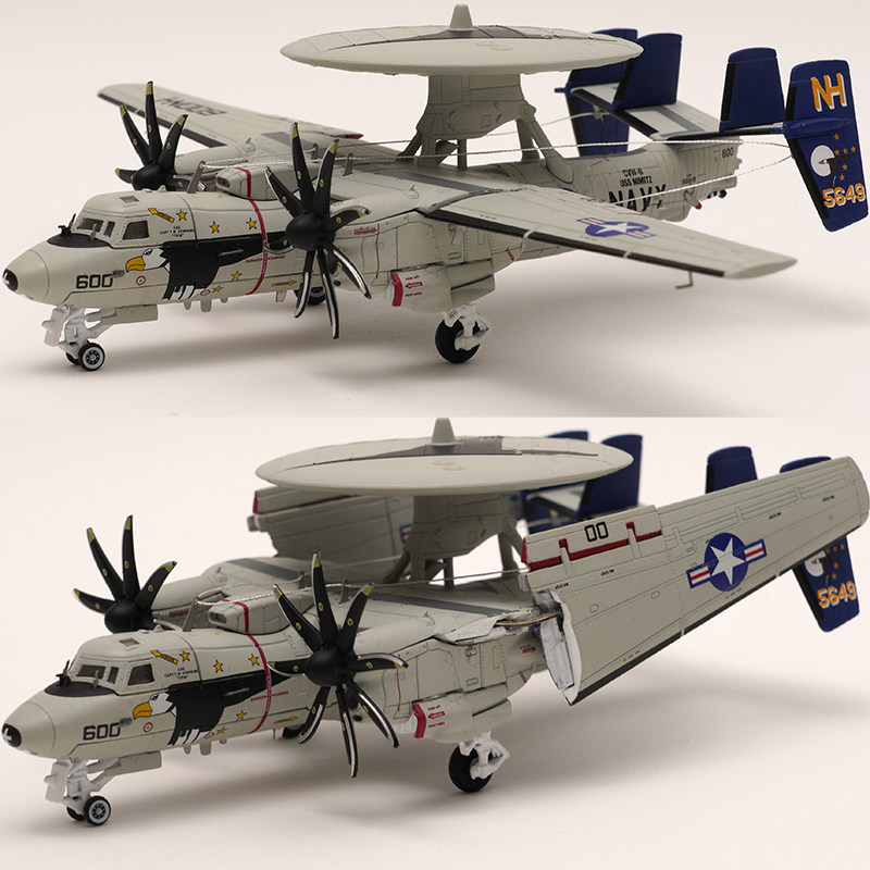 ✈️军事航空模型爱好者的必备：S14 1/144 E-2C预警机E2 VAW-117 美国