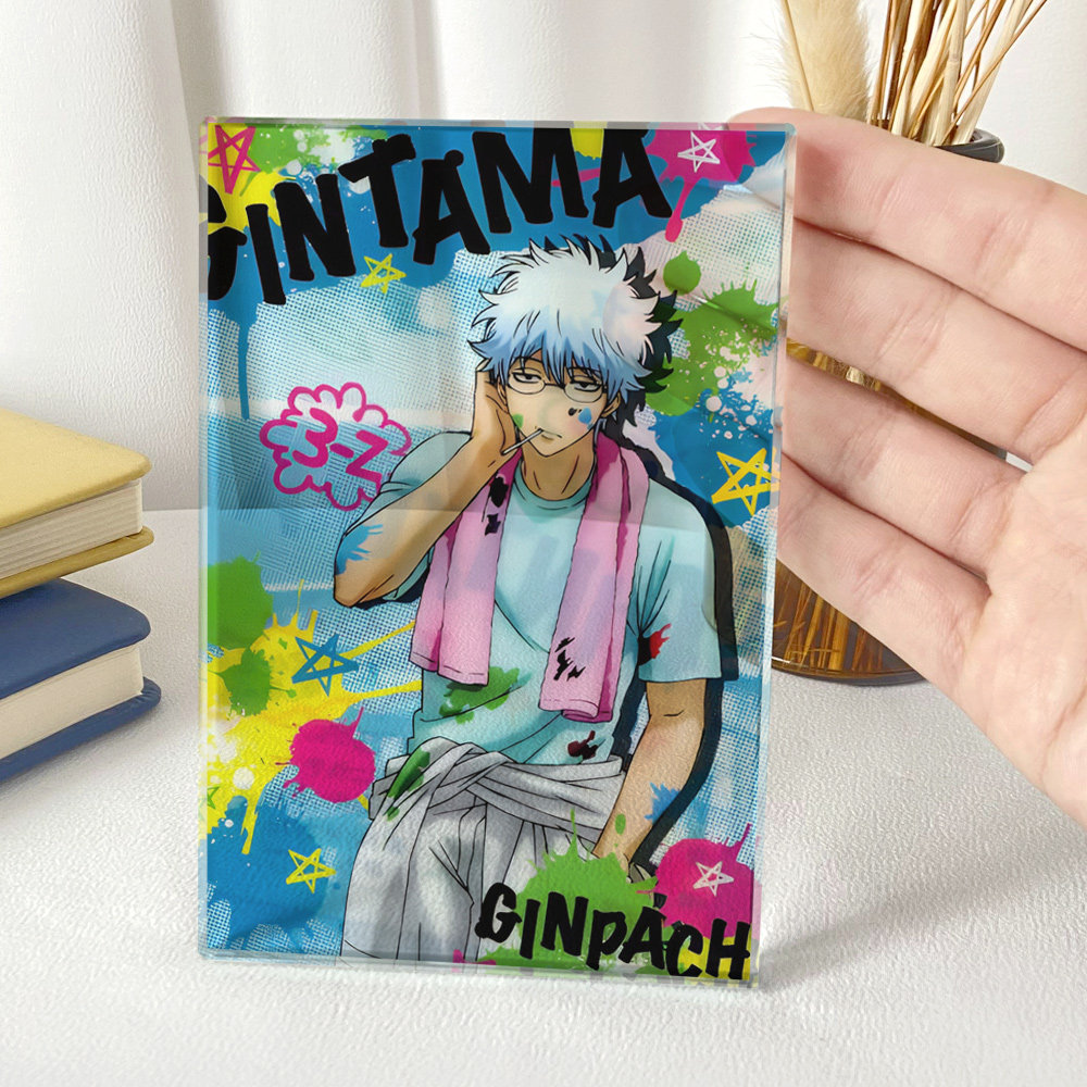 漫能银魂水晶立牌：坂田银时桌面的“灵魂摆件”！_动漫挂件_淘宝游戏网