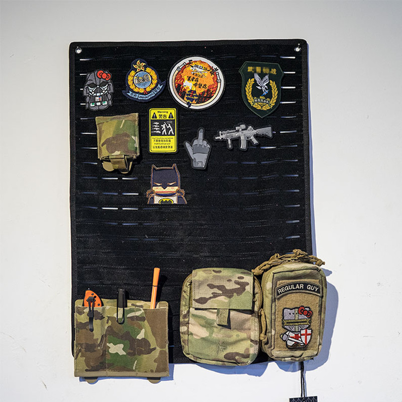 ONETIGRIS laser cutting multipurpose car seat extension magic sticker MOLLE hanging cloth exhibition cloth