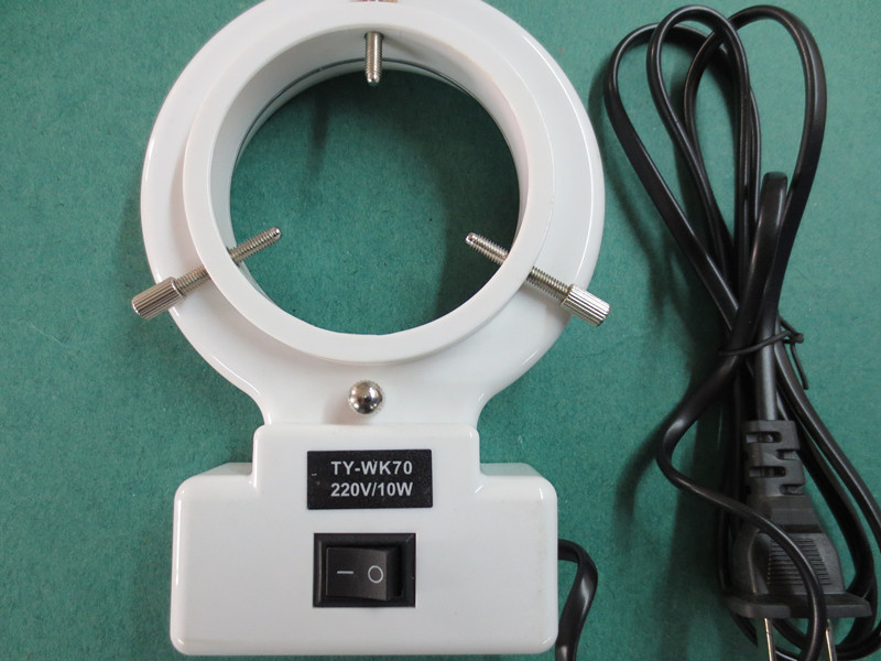 Large inner diameter 70MM microscope fluorescent light source glass light tube Three-based toner energy saving daylight lamp tube undistorted