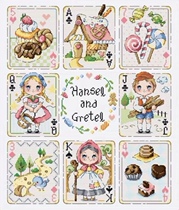 Zhang Xiaolang cross stitch DMC R line self-matching kit plastic board refrigerator sticker poker Hansel and Grette