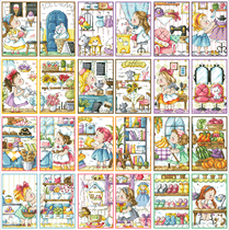 (Zhang Xiaolang) Cross-stitch DMC R line self-equipped cartoon character card set to send corner protection small store