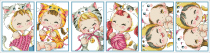(Zhang Xiaolang) Cross-stitch DMC R line with cartoon character card set to send corner guard knitted cat