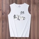 Áo thun không tay nam thương hiệu vest lỏng lẻo hip hop cotton thoáng khí tập thể dục áo len cỡ lớn vượt rào mùa hè - Áo vest cotton áo chi lê