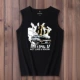 Áo thun không tay nam thương hiệu vest lỏng lẻo hip hop cotton thoáng khí tập thể dục áo len cỡ lớn vượt rào mùa hè - Áo vest cotton áo chi lê
